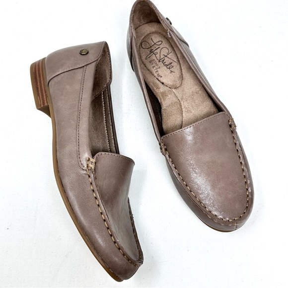 LifeStride Samantha Women's Loafers, Taupe Mushroom - Picture 4 of 14